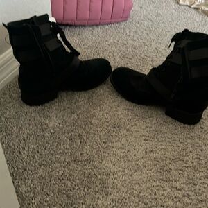 Black boots